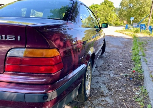 BMW Seria 3 cena 21900 przebieg: 151000, rok produkcji 1995 z Lublin małe 436